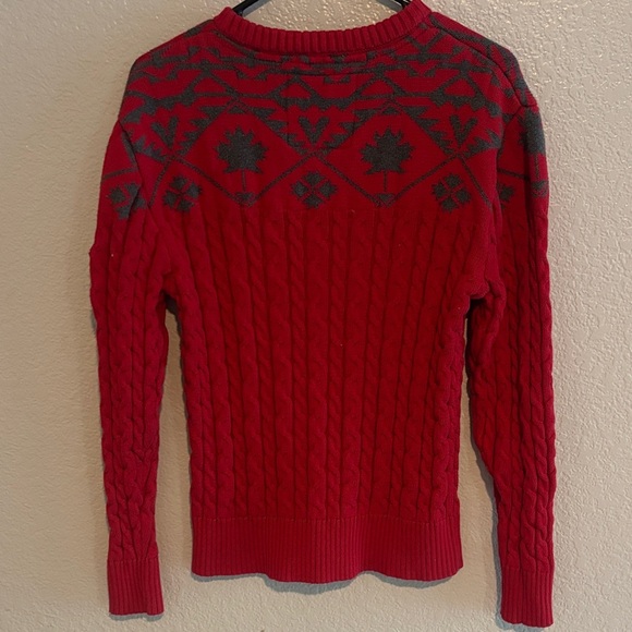 Bruzer University of Cincinnati Red Cable Knit Sweater - Picture 5 of 7